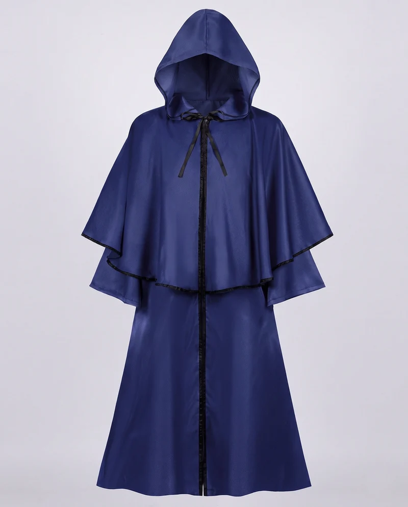 Damen eleganter Kapuzenumhang mit raffinierten Spitzenakzenten Drune