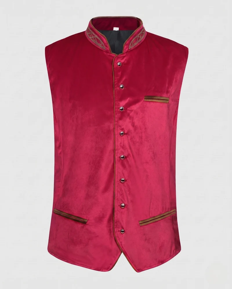 Damen eleganter Westen mit kunstvollen Details Drune