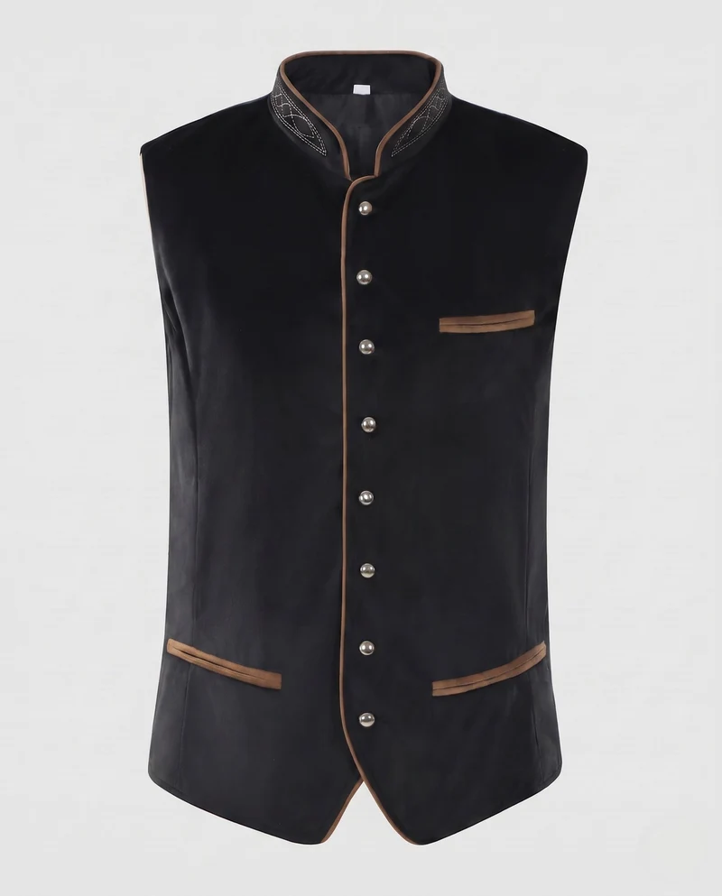 Damen eleganter Westen mit kunstvollen Details Drune