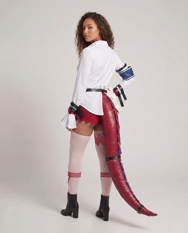 Damen Komplettes Cosplay-Outfit mit raffinierter Detailgestaltung und vielseitigen Accessoires Drune