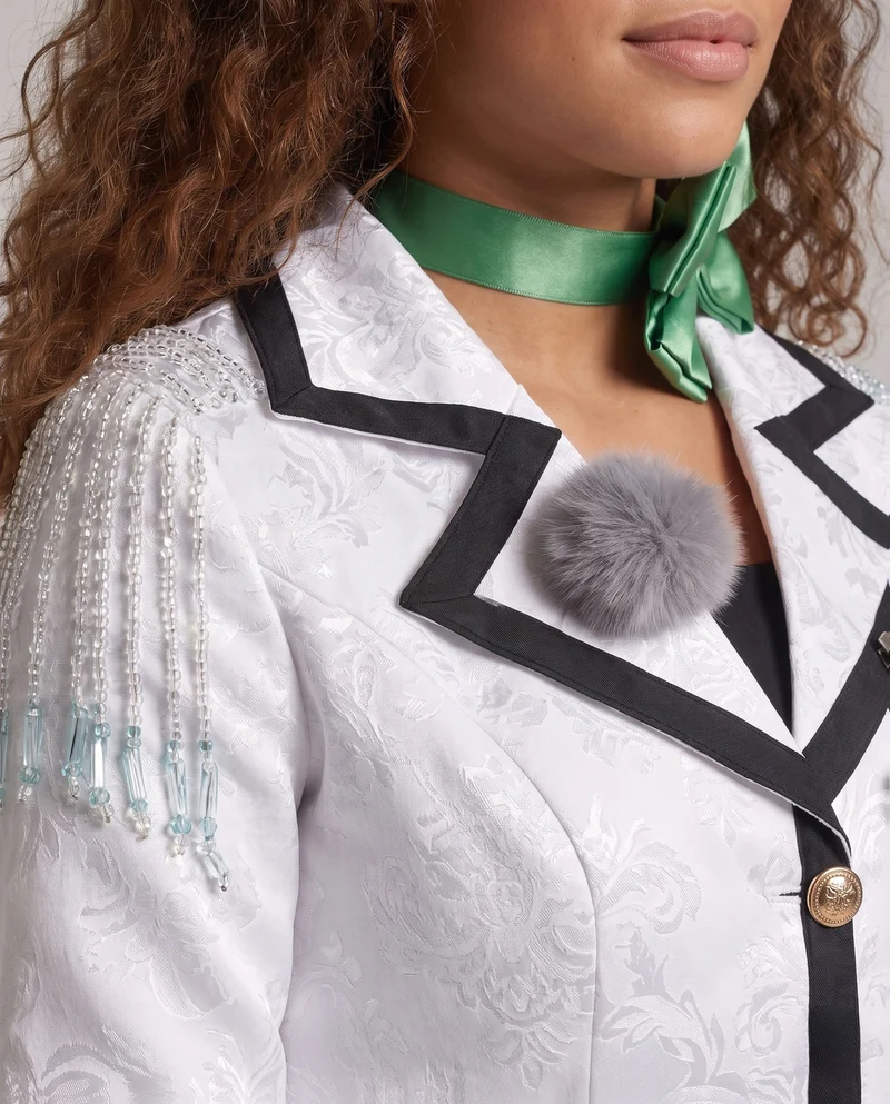 Damen Kostüm-Set mit kunstvollem Design und eleganten Akzenten Drune