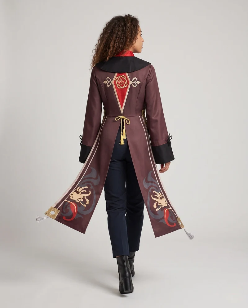 Damen Kostüm-Set mit traditionellem Design und Accessoires Drune