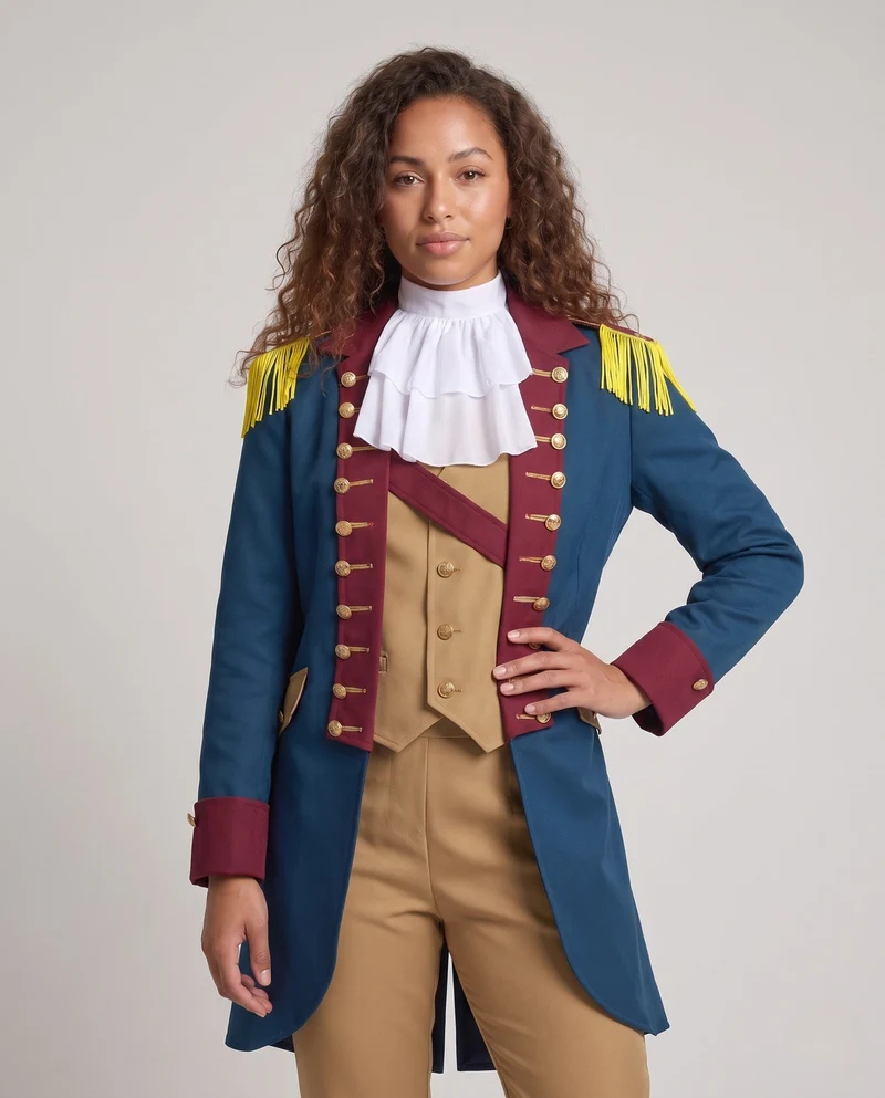 Damen Kostümanzug mit historischer Eleganz Drune