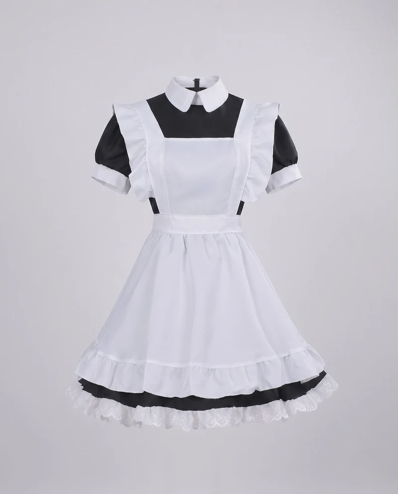 Damen Kostümset mit eleganter Schürze und Accessoires Drune
