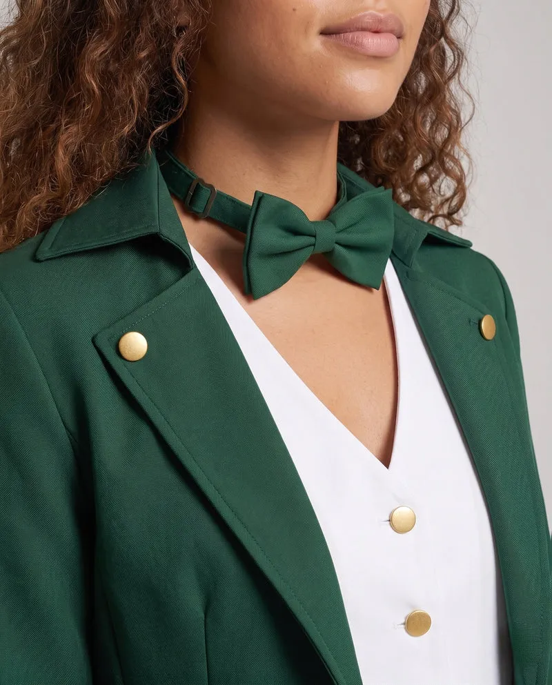 Damen Kostümset mit Frackjacke, Zylinder und Fliege Drune