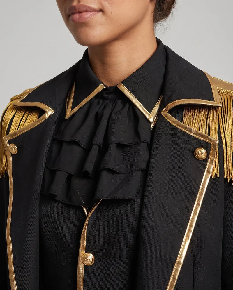 Damen Kostümset mit historisch inspirierter Frackjacke und eleganten Accessoires Drune