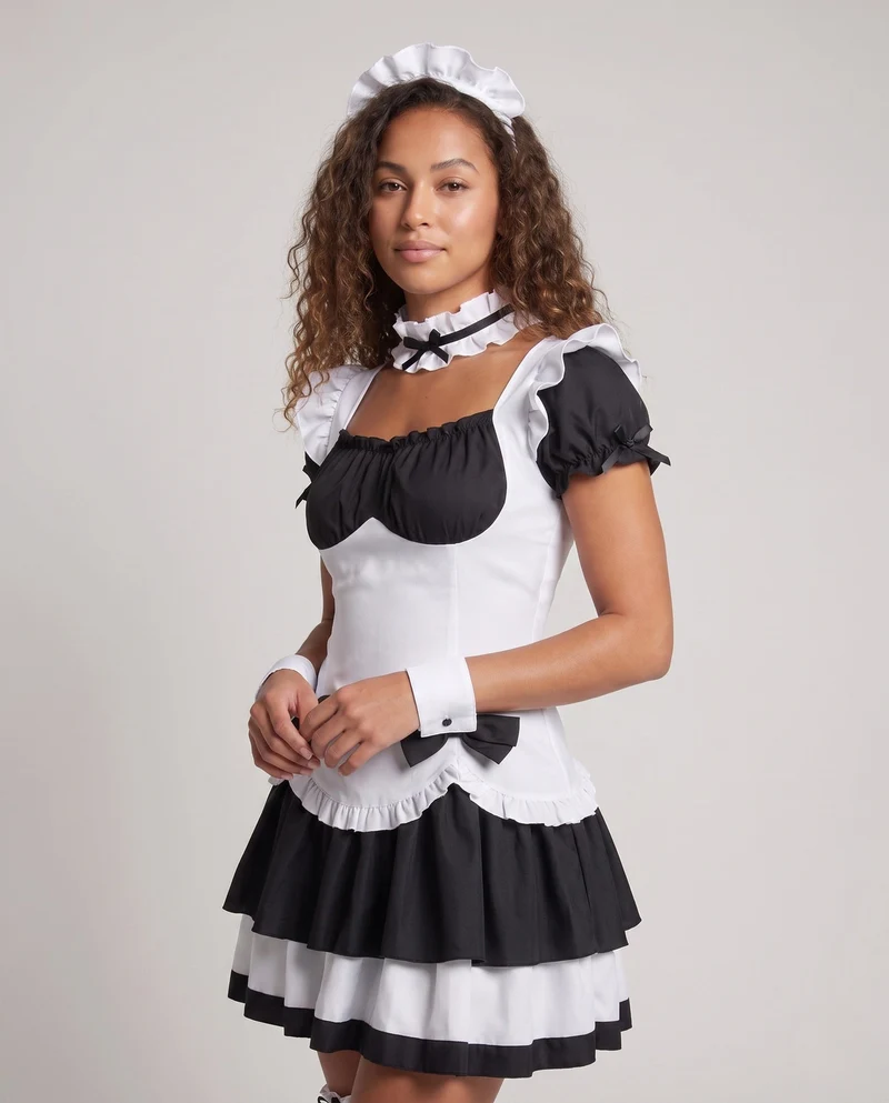 Damen Kostümset mit Rüschen und bezauberndem Design Drune