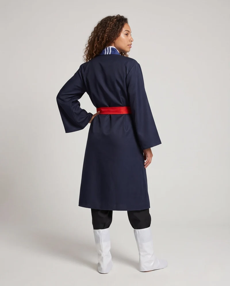 Damen Kostümset mit traditionellem Kimono und Zubehör Drune
