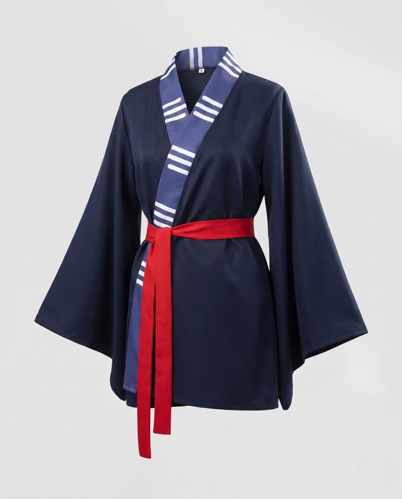 Damen Kostümset mit traditionellem Kimono und Zubehör Drune