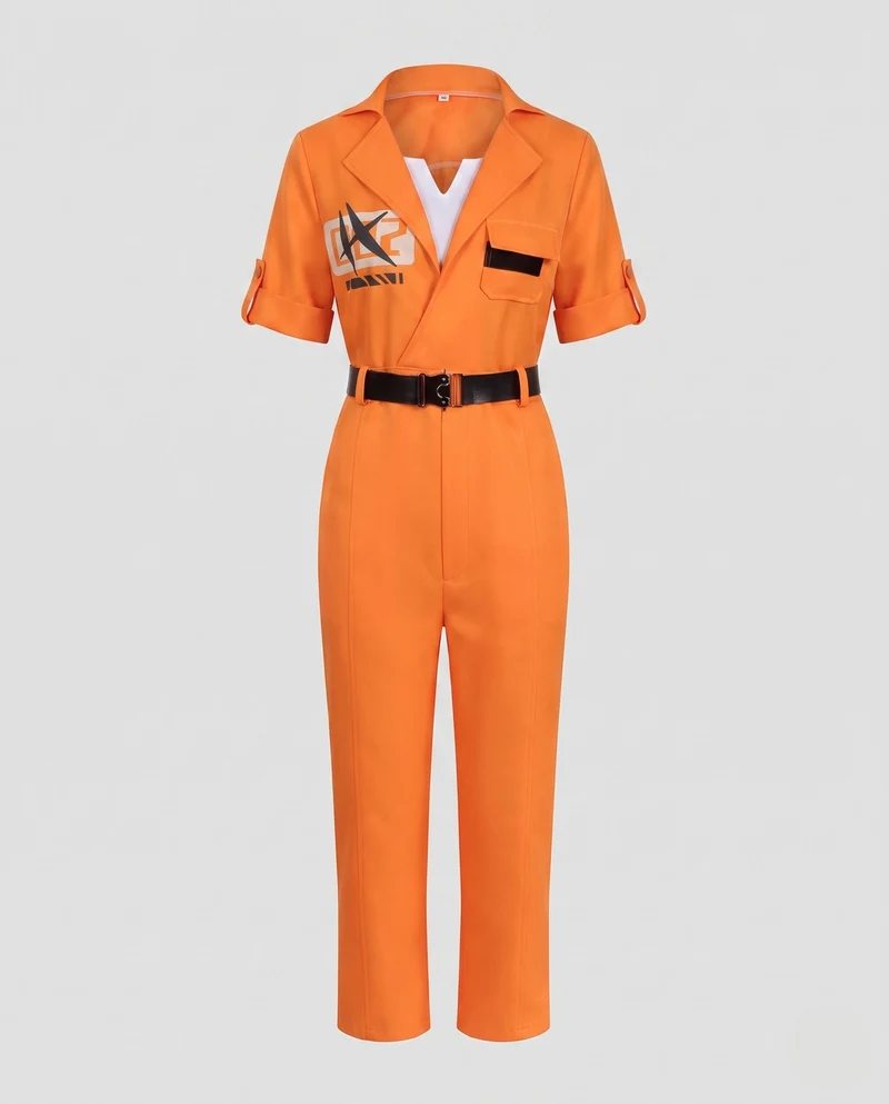 Damen Overall mit modischem Schnitt und praktischen Taschen Drune