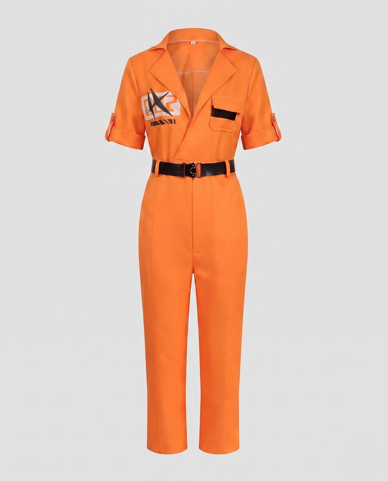 Damen Overall mit modischem Schnitt und praktischen Taschen Drune
