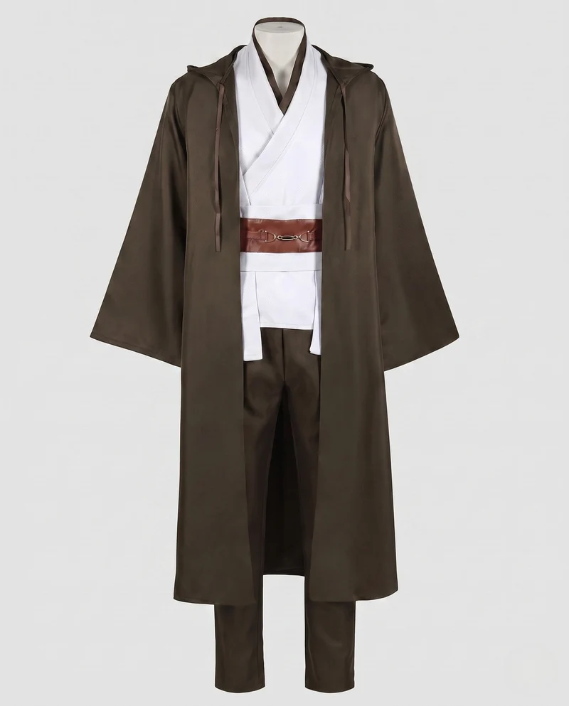 Damen Samurai Kostüm mit traditionellem Kimono und Umhang Drune