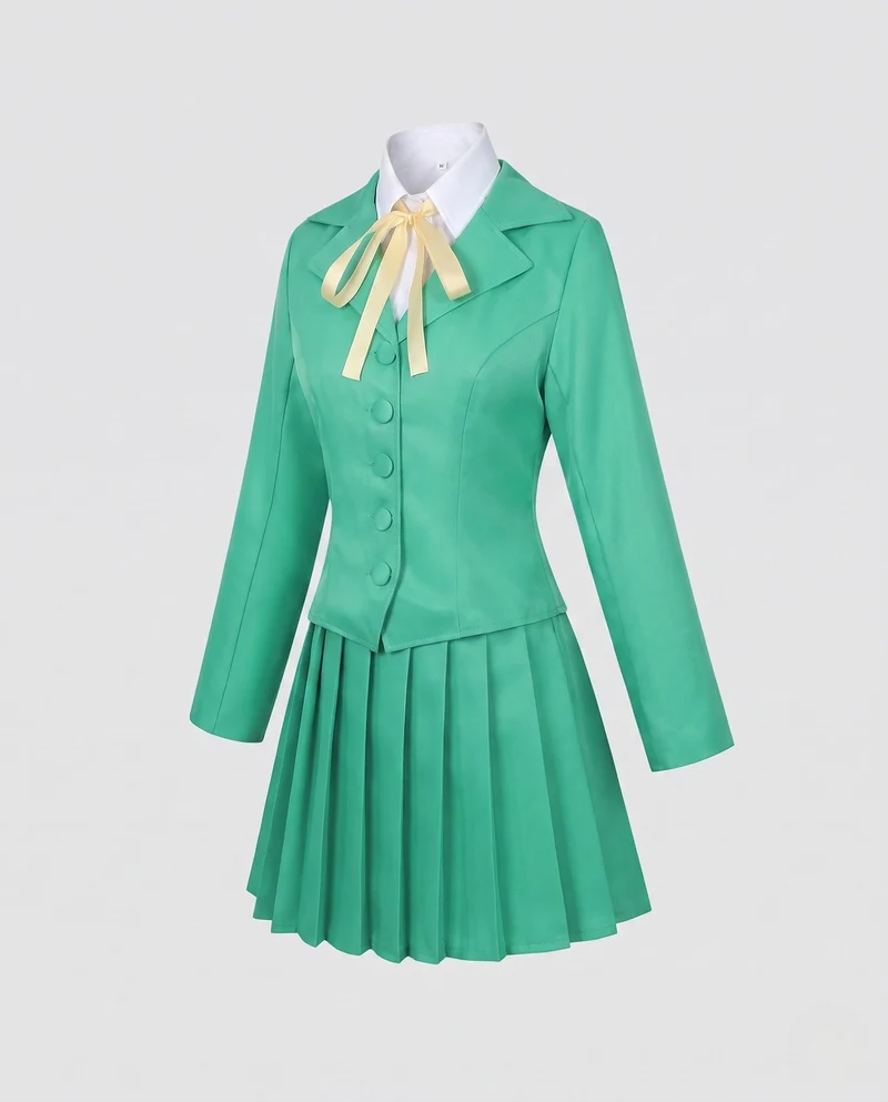 Damen Schuluniform-Kostümset mit Blazer, Rock und Hemd Drune