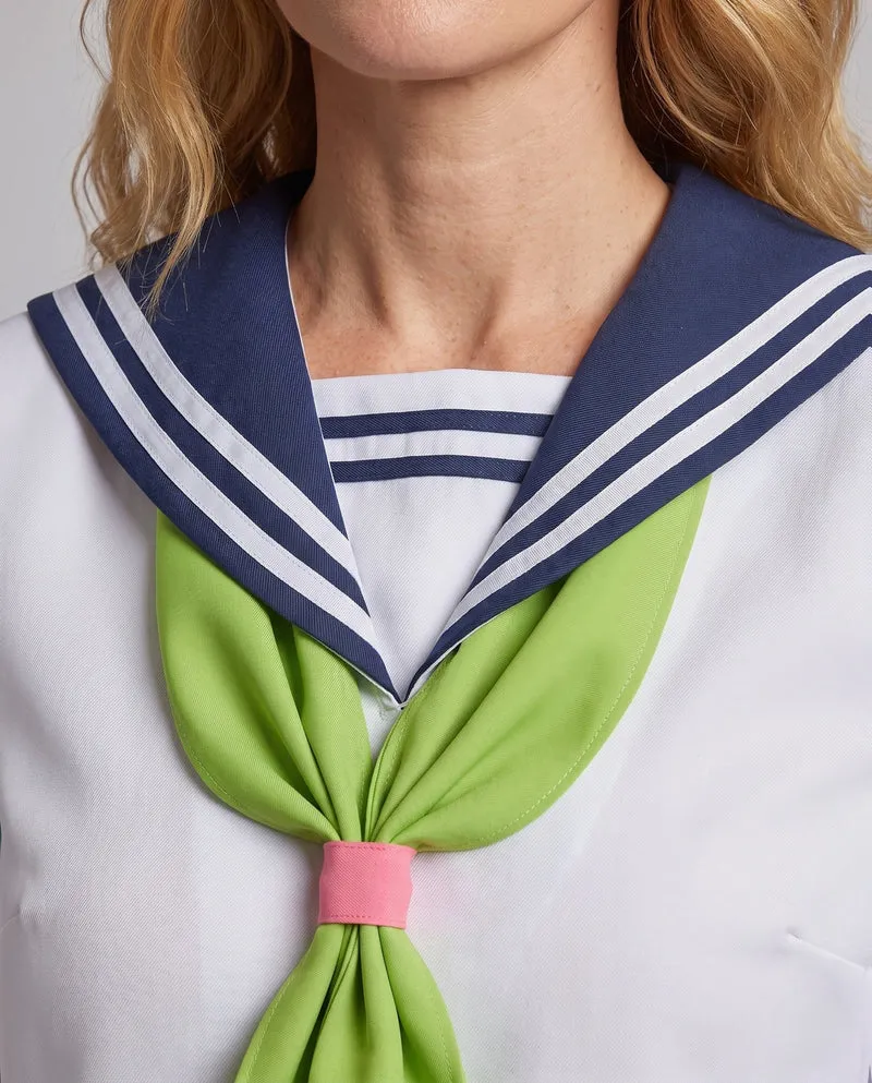 Damen Schuluniform-Kostümset mit Bluse und Faltenrock Drune