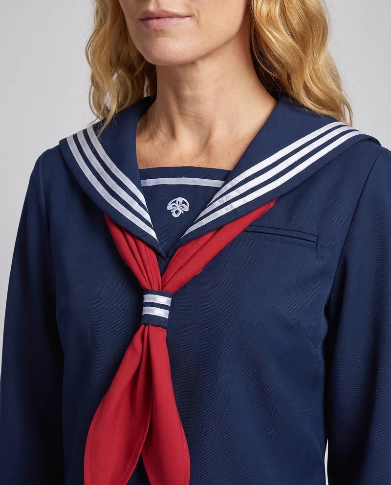 Damen Schuluniform Set mit Maritimen Akzenten Drune
