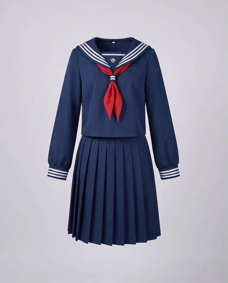 Damen Schuluniform Set mit Maritimen Akzenten Drune