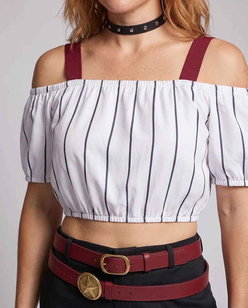 Damen Stylish Crop-Top und Palazzo-Hosen Set Drune