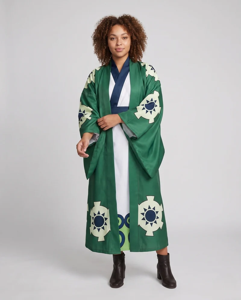 Damen traditionelles Kimono-Kostüm mit kunstvollen Verzierungen Drune