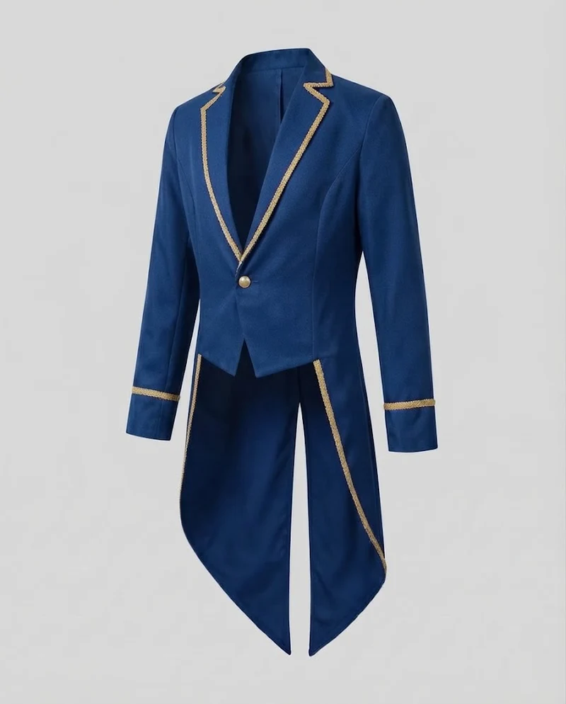 Damen traditionelles Kostümset mit eleganten Applikationen und vielseitigen Accessoires Drune