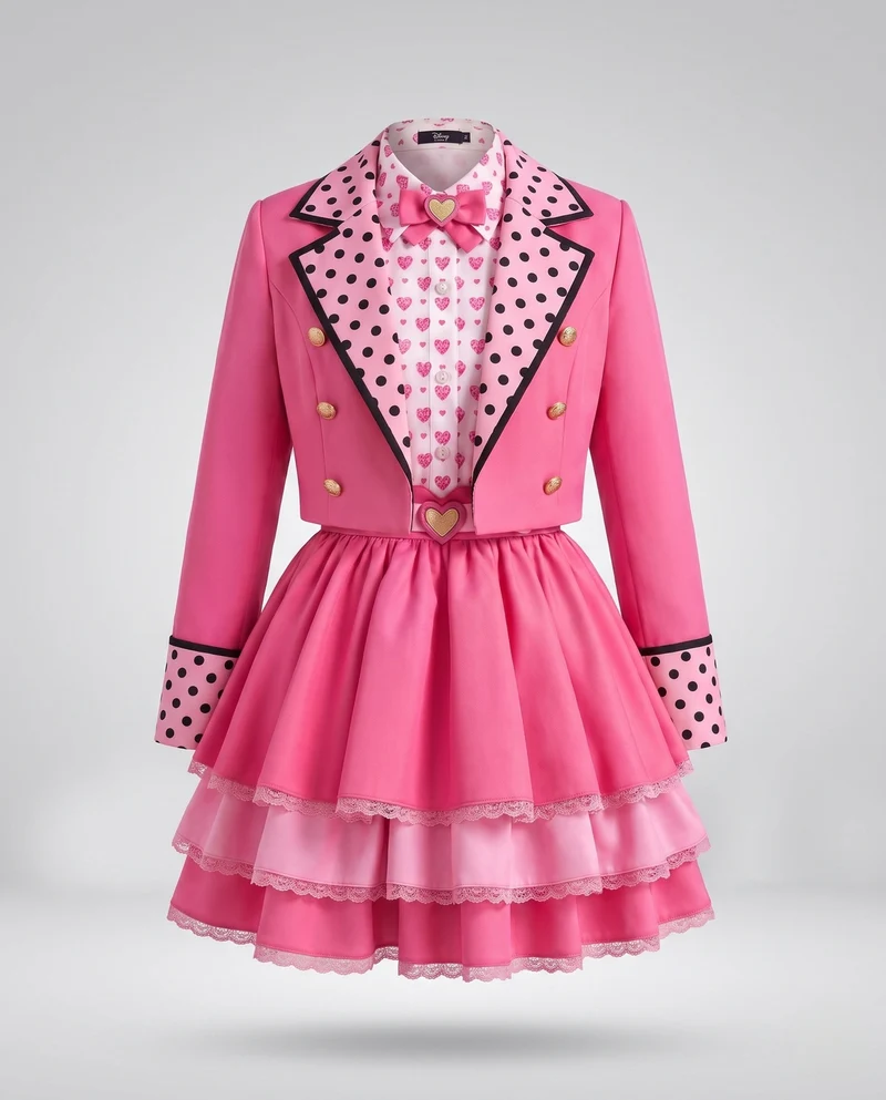 Damen verspieltes Prinzessinnenkleid mit gesticktem Oberteil und voluminösem Rock Drune