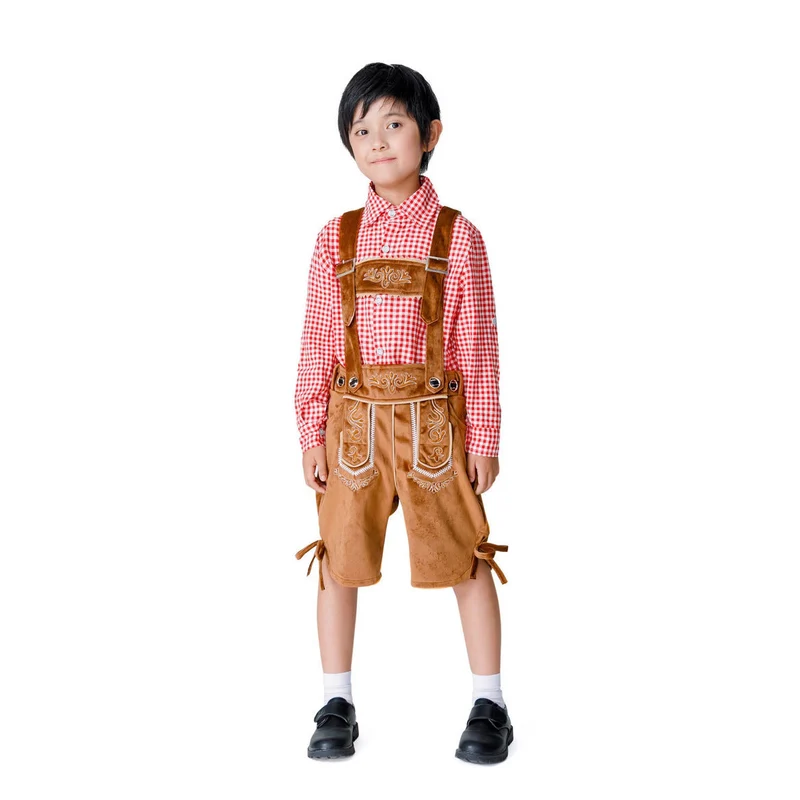 Jungen Trachten-Shorts mit eleganten Stickereien Drune