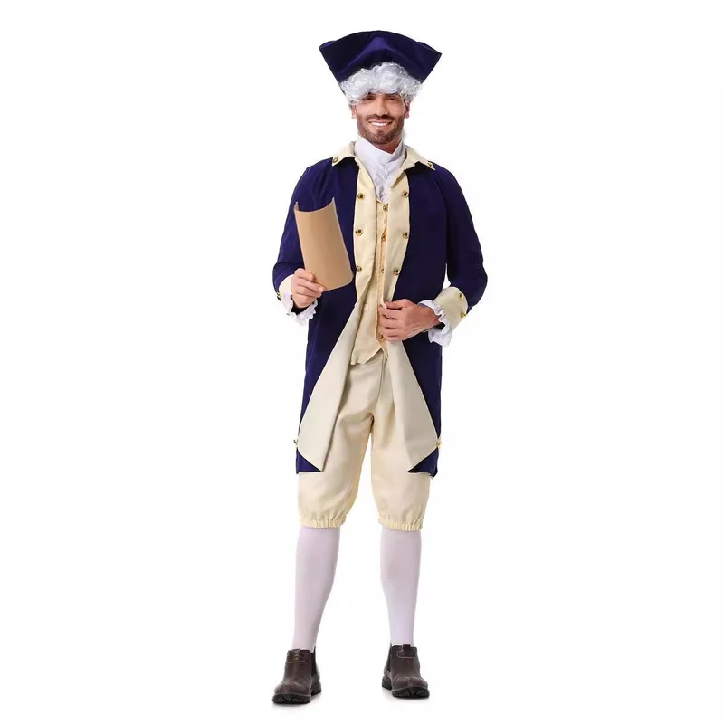 Unisex Historisches Kostüm mit eleganten Details Drune