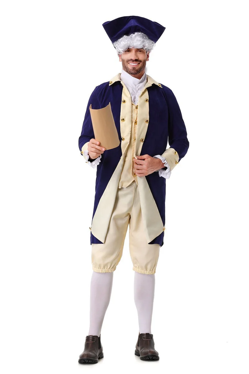 Unisex Historisches Kostüm mit eleganten Details Drune
