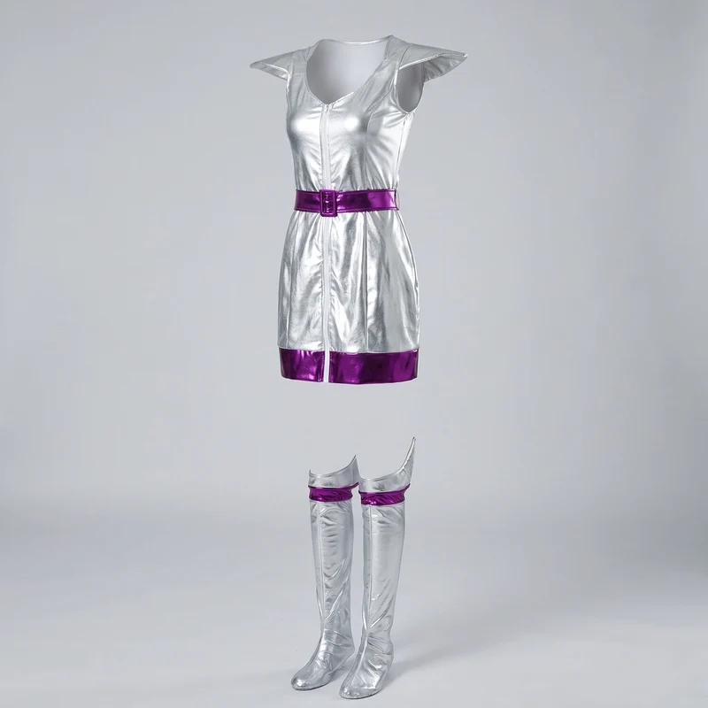 Damen Futuristisches Raumanzug-Kleid Drune