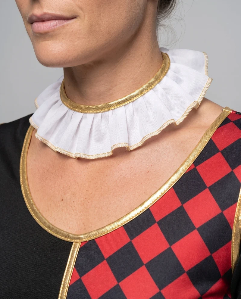 Damen Joker Kostümset mit Hut und Handschuhen Drune
