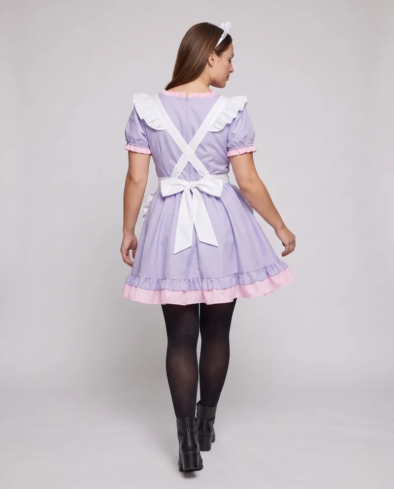 Damen Kostüm mit Rüschendetails und Schürze Drune