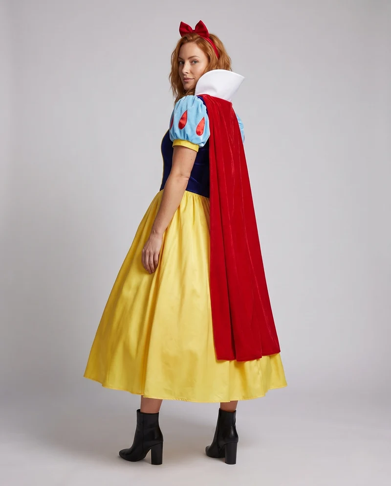 Damen Disney Prinzessinnen Kostüm mit schimmerndem Rock Drune