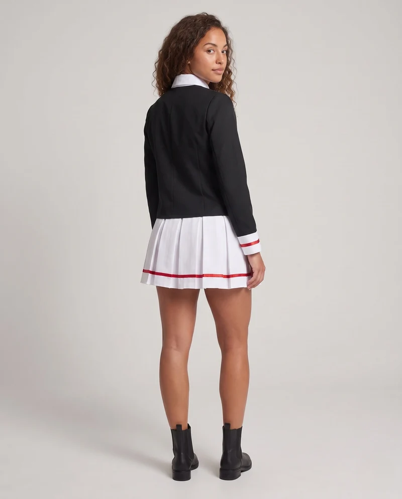 Damen Matrosen-Kleid mit klassischem Design und eleganten Akzenten Drune