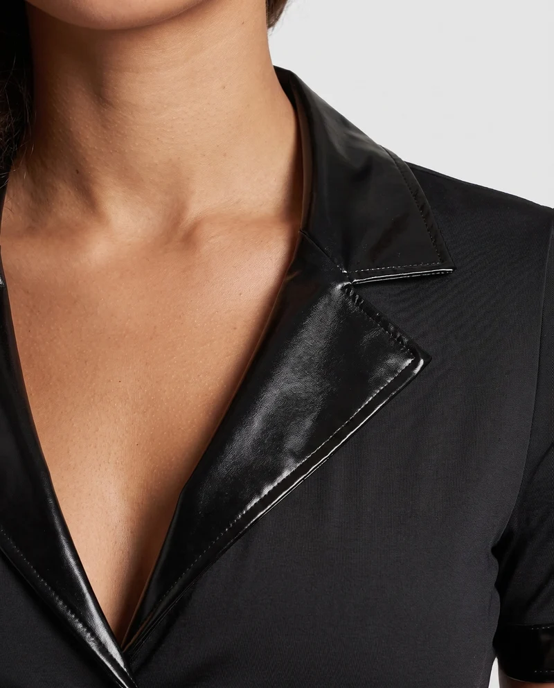 Damen Polizeikostümkleid mit Accessoires Drune