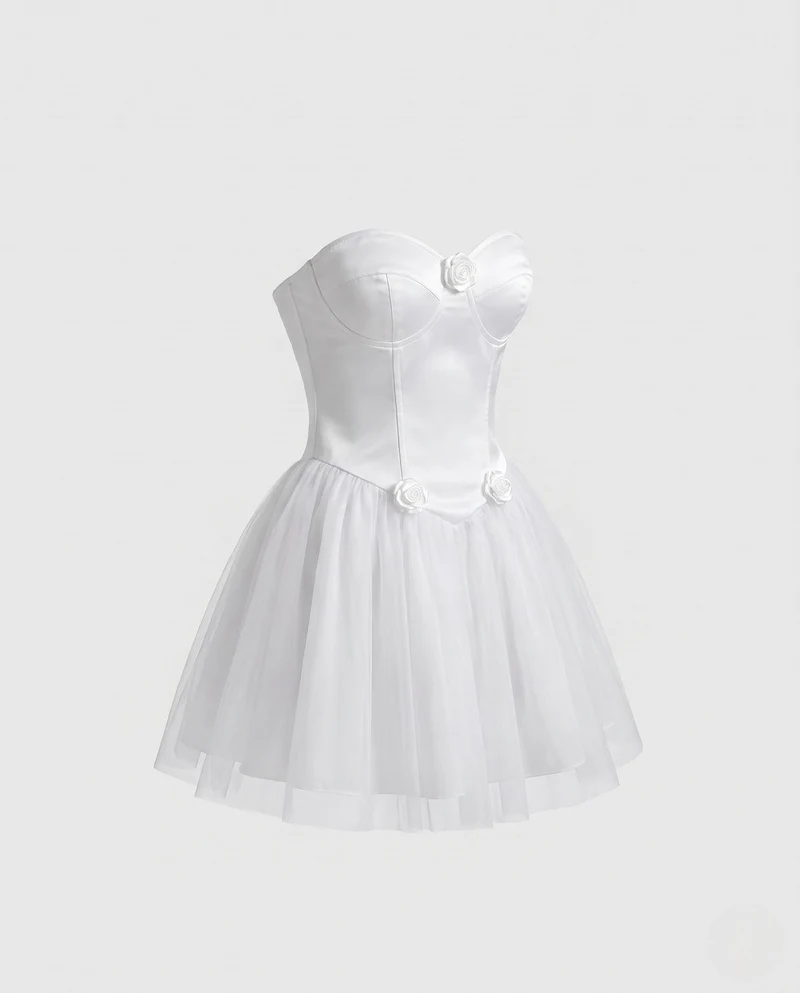 Damen Teufel Kostümkleid mit Flügeln und Accessoires Drune