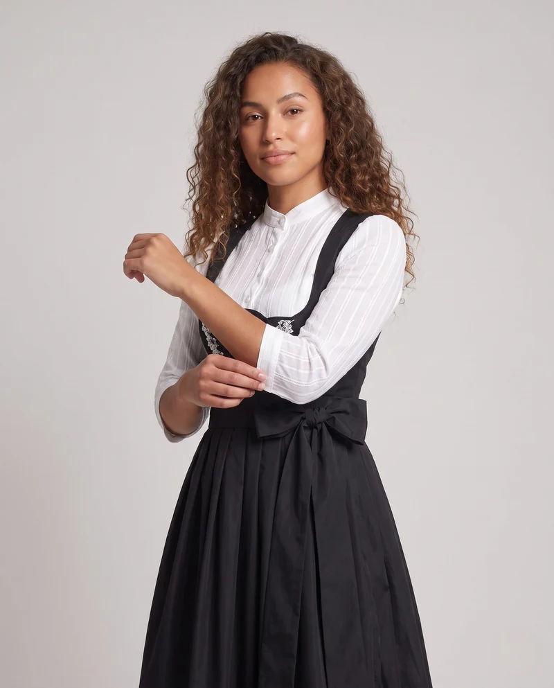 Damen Trachtenkleid mit eleganter Schnürung und voluminösem Rock Drune