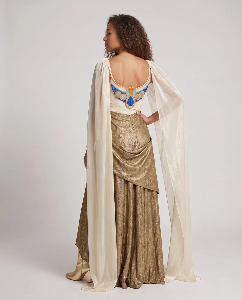 Damen Kostüm mit elegantem Umhang Drune