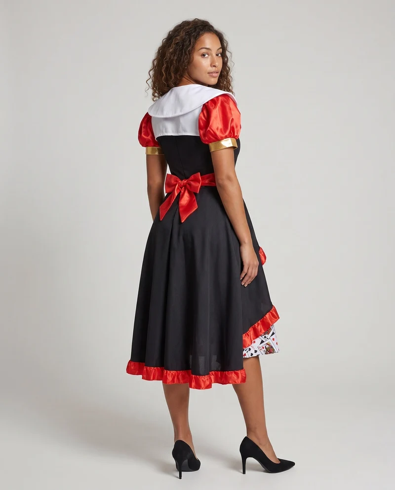Damen Märchenhafte Königinnenrobe mit detaillierten Verzierungen Drune