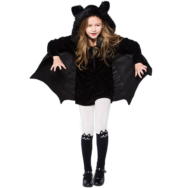 Mädchen Leggings mit Katzenmotiv Drune