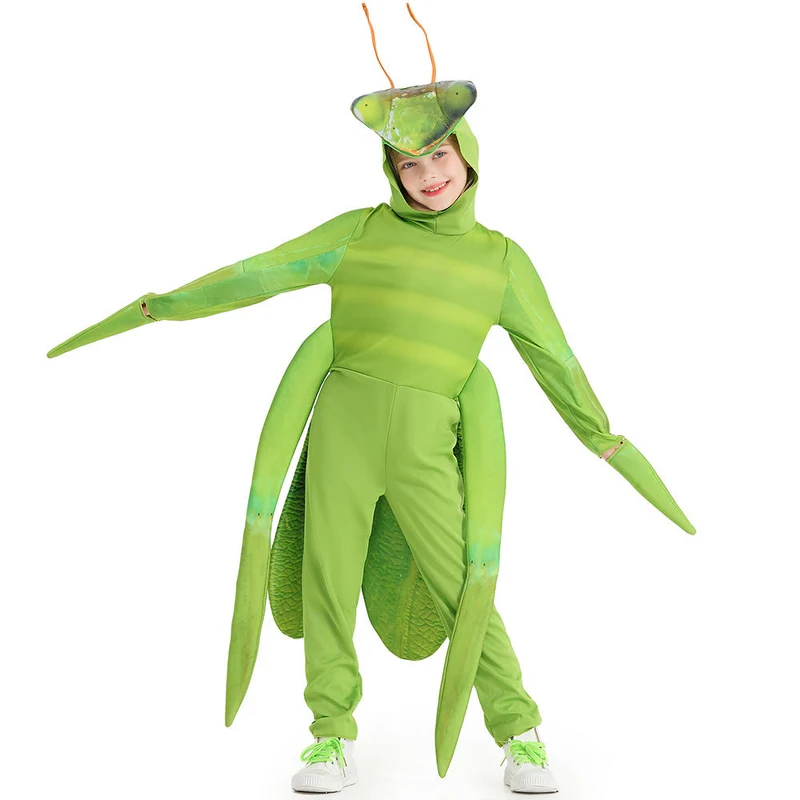 Unisex Kostüm einer Gottesanbeterin Drune