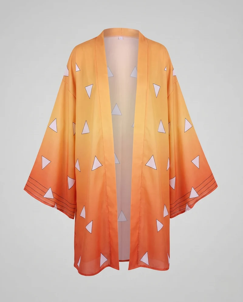 Damen Eleganter Kimono mit modernem geometrischen Muster Drune
