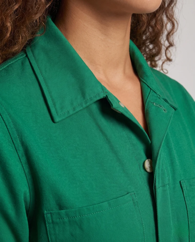 Damen eleganter Overall mit Taillengürtel Drune