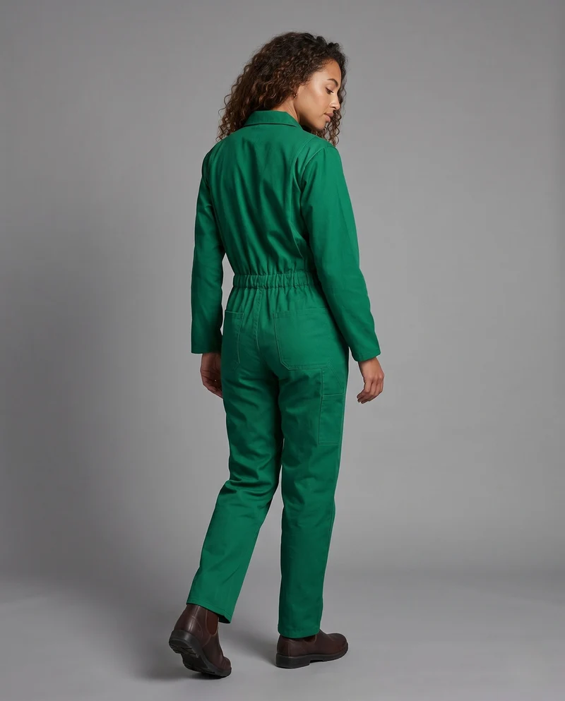 Damen eleganter Overall mit Taillengürtel Drune
