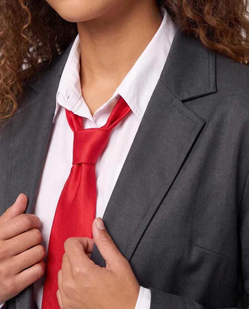 Damen elegantes Anzug-Kostümset mit Blazer, Krawatte und kurzen Hosen Drune