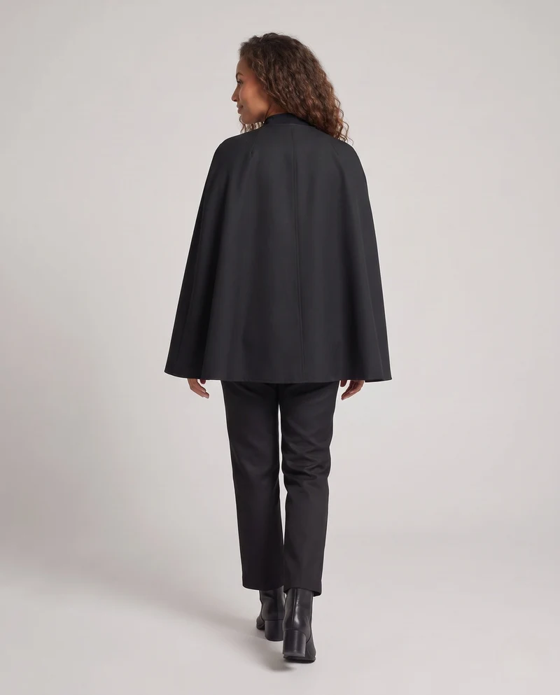 Damen elegantes Cape-Kostümset mit bequemer Unterwäsche und modischen Hosen Drune