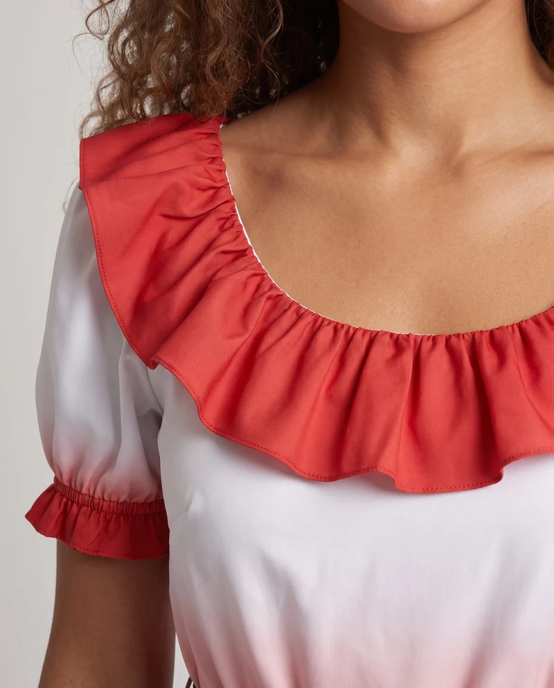 Damen elegantes Service-Outfit bestehend aus Weste, Bluse und Hose Drune