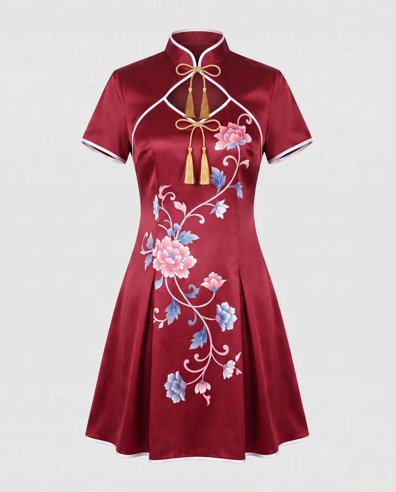 Damen elegantes Service-Outfit mit maßgeschneidertem Weste und Fliege Drune