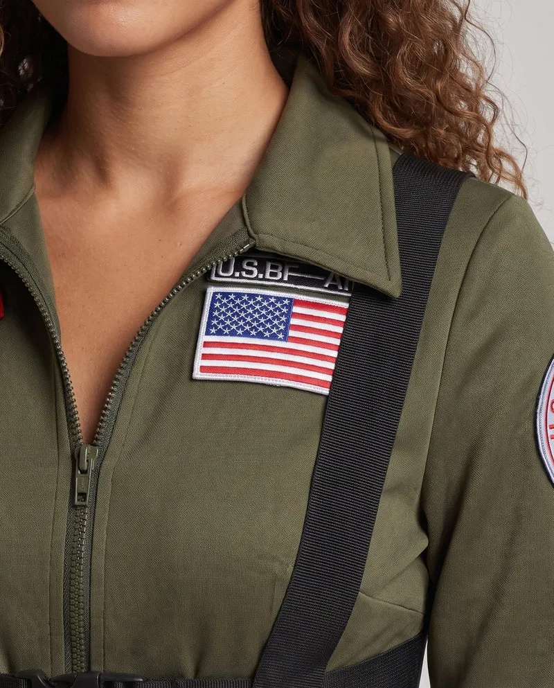 Damen Fliegeroverall mit praktischen Taschen und verstellbaren Trägern Drune