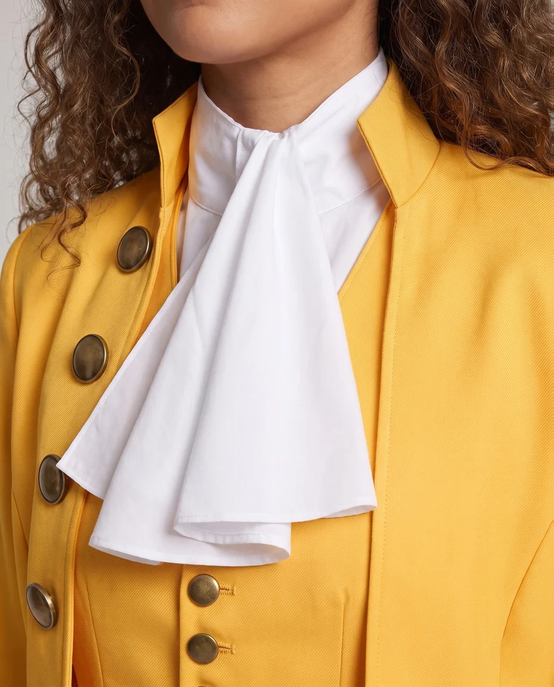 Damen historisches Kostümset mit elegantem Frack, kurzen Shorts und Kravatten Drune