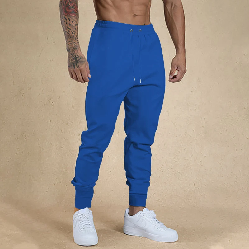Herren Slim-Fit Jogginghose mit elastischem Bund und Rippbündchen Drune