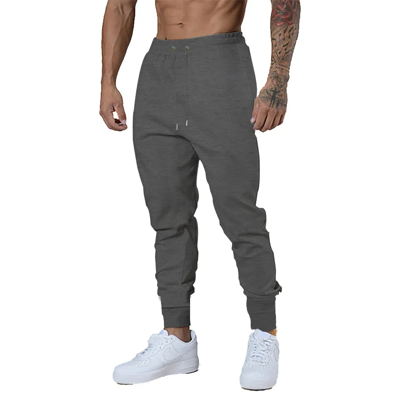 Herren Slim-Fit Jogginghose mit elastischem Bund und Rippbündchen Drune